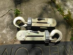 Vtg Lot 2 Aircraft Plane Cargo Steel 10,000 Lb Tie Down Eastern Rotorcraft MB-1. Fixed Price $449.99.