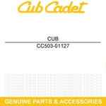 Cub Cadet 503-01127 Hex Flange Nut M16X1 Challenger MX550 MX750 CX750. Fixed Price $12.95.