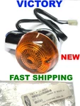 New Polaris Victory Touring Cruiser Front Right Turn Signal Assembly 2410263. Fixed Price $129.00.