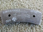 Cleveland Aircraft Brake Lining, P/n Or 066-11200 (new Surplus). Fixed Price $18.25.