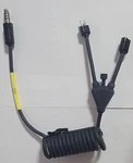 Aviation 3 Plug Nexus Coiled Cable For Headset And Microphone Aircraft. Fixed Price $42.00.