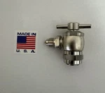 Strut Service Adapter 5000 Psi 3 Jic Valve High Pressure H-2755 Stainless Steel. Fixed Price $25.00.