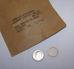 Military M48 M163 Copper Ring Gasket .510"ID .620"OD .062"W Type SH-25 ST152. Fixed Price $5.96.