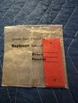 Beechcraft Aircraft Instruction Plate, P/n 33-324043 (new Surplus) (st). Fixed Price $201.50.