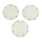 Twin Cessna 5" Access Panel Inspection Covers 0822275-85 3 Wheel Well Plates. Fixed Price $27.95.