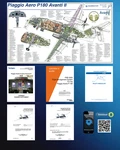 Piaggio Aero P180 Avanti Pilot Study Manuals + Cutaway Poster 12IN X 18IN. Fixed Price $55.00.