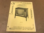 Vintage Photofact Folder 802-4 Westinghouse Tv Models H-K4250, H-K4251. Fixed Price $7.96.