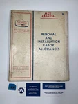 Cessna Removal And Installation Labor Allowances. Fixed Price $95.00.