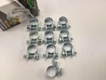 (10) Ideal 52F1351 Fuel Injector Clamps, 11MM-13MM, 7/16"-1/2". Fixed Price $17.95.