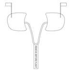 Cessna 177RG Cardinal Cowl Plugs W/ Rbf Streamer (color: Red). Fixed Price $169.95.