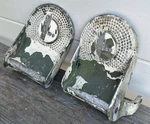 Vintage Wwii Era Pair Of Vultee Airplane Part Rudder Pedals. Fixed Price $225.00.