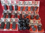 Nos Gem Bakelite Tri-tap W/prongs Electrical Plug Rubber Connector Cord Clamp. Fixed Price $134.95.