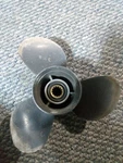 Used Honda Aluminum Outboard Propeller 11.1X13HQ (c). Fixed Price $50.00.