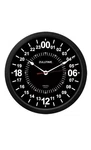 New Trintec 24 Hour Clock 10" Black Military Swl Zulu Time Ham Shack Radio Gift. Fixed Price $43.46.