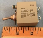 New Sensata Airpax M39019/03-230 AP12 Circuit Breaker 5A 240VAC 50VDC 60-400HZ. Fixed Price $89.95.