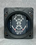 Cessna Dual Fuel Qty Indicator P/n S3317-3 (rochester Mfg FQ4044-12021). Fixed Price $225.00.