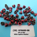 #8-32 Aerospace Aircraft Jet-nut With Captive Washer KFN689-08 K-nut (50). Fixed Price $25.00.