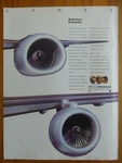 1987-88 Pub Snecma General Electric Engine Airliner CFM56-2 CFM56-3 Ad. Fixed Price $11.75.