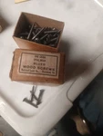 One Gross Oval Head Blued Wood Screws. National Lock Co.. Fixed Price $25.00.