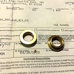 X NAS77A5-007 Flanged Bushes Landing Gear Cessna 310 402B 414 8130-3(B02). Fixed Price $19.95.
