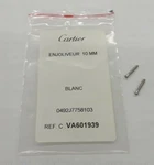 Pair Cartier Enjoliveur 10 Mm Blanc Silver Screws New. Fixed Price $49.00.