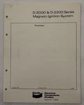 Bendix D-2000 & D-2200 Series Magneto Ignition System Overhaul-original. Fixed Price $20.70.