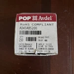 Pop Advel AD43ABS200 Rohs Compliant Aluminum (qty 250). Fixed Price $12.50.