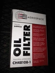 CH48108-1 Aviation Engine Oil Filter. Fixed Price $36.48.