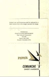 Piper PA-24 Comanche Flight Ops Manual Set 180 240 250 400 Pdf Historic Archive. Fixed Price $11.37.