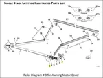 Carefree Rv R001783-006 Latitude Awning-repair Parts. Fixed Price $43.07.