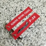F-35 Lightning Ii Remove Before Flight Keychain, Tag, Streamer!. Fixed Price $9.99.