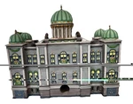 Dept 56 Christmas In The City Series Capitol 58887 With Box And Light. Fixed Price $44.00.