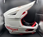 Nos 100% Aircraft 2 Full Face Helmet - White / Red Size Plus Carrying Case. Fixed Price $1850.00.