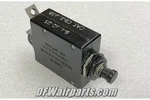 S1232-25, CB-2325B, 25A Cessna Aircraft / Wood Electric Circuit Breaker. Fixed Price $29.99.