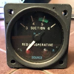 Cessna C668519-0104 Suction Gauge Indicator. Fixed Price $57.47.