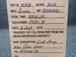 0813300-53 Cessna 310I Nose Gear Door Retract Rod Lh Rh. Fixed Price $33.60.