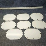 62109-000 Piper PA28-161 Inspection Cover Plate Set Of "8". Fixed Price $170.00.