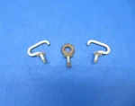 Cessna 150 Baggage Tie Down Eyebolt & Hook P/n 1211203-1 Lot Of (0823-593). Fixed Price $88.50.
