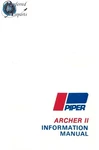 New Surplus 1980-1984 Piper PA28-181 Archer Ii Pilot's Info Manual Pn 761-722. Fixed Price $20.00.