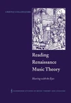 Reading Renaissance Music Theory: Hearing With Eyes By Cristle Collins Judd. Fixed Price $65.95.