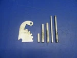 Cessna 182D Flap Handle Ratchet W/ Spacers P/n 0510171-1 (0821-433). Fixed Price $134.50.