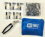 Zephyr Kwik-lok Cleco Fasteners + Pliers Clamps W/ Bag (KZ1S50-5/32SG). Fixed Price $67.00.