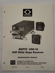 Narco UGR-1A Uhf Glide Slope Receiver Maintenance Manual-original. Fixed Price $23.00.