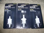 3X Fuel Filter Small Engine Genuine Kohler 2505007-S1 2505007S1 Oem Package. Fixed Price $7.95.