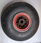 Vintage B F Goodrich 6.00-6 Airplane Wheel & Schenuit Tire 1949 Red Split Rim. Fixed Price $129.99.