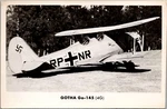 Postcard Gotha GO-145 Military Aircraft/warplane German Luftwaffe Biplane Bl. Fixed Price $8.25.