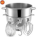 Qt Bowl & Attachment Set Dough Hook Wire Whip Flat Beater H600 Hobart Mixer. Fixed Price $999.88.