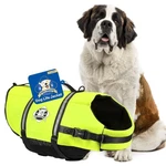 X Large Neon Yellow Dog Life Jacket With Reflective Strips For Safety. Fixed Price $48.39.
