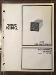 King Radio KI-226 Rmi Install Manual. Fixed Price $73.19.
