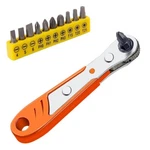 Ratcheting Right Angle Screwdriver Hex 90 Degree Offset 10PC Bits Us. Fixed Price $16.99.